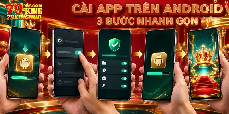 Cài đặt app 79king chi tiết trên hệ điều hành Android