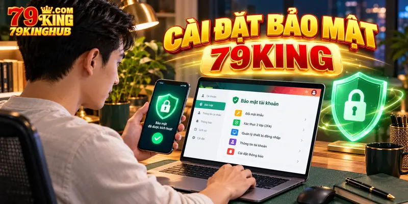 Cài đặt bảo mật và thông tin tài khoản 79king