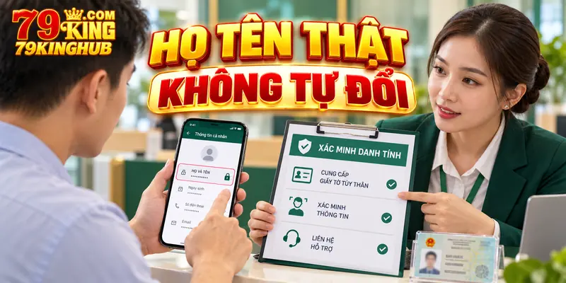 Thay đổi Họ và tên thật đã đăng ký