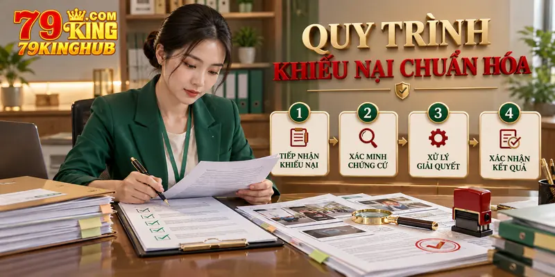 Quy trình tiếp nhận khiếu nại chuẩn hóa